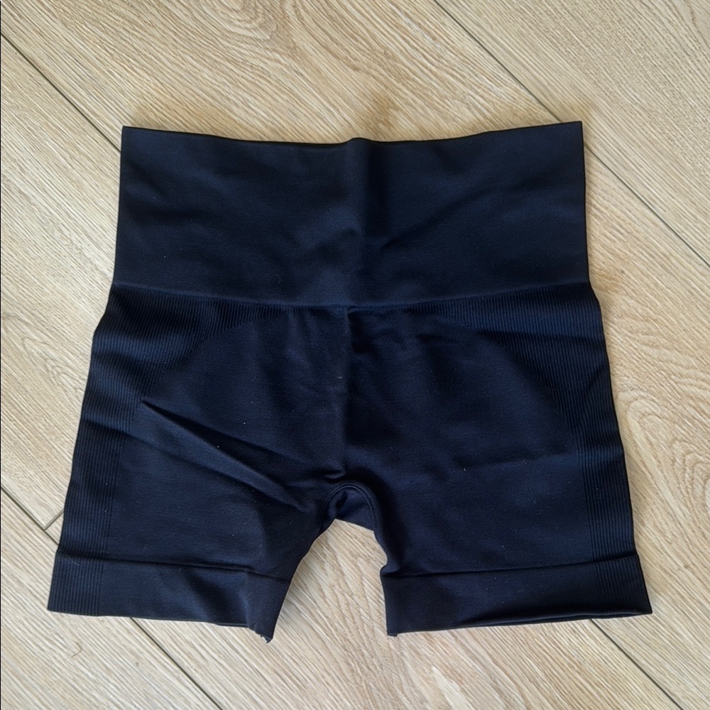High-Waisted Black Women's Shorts